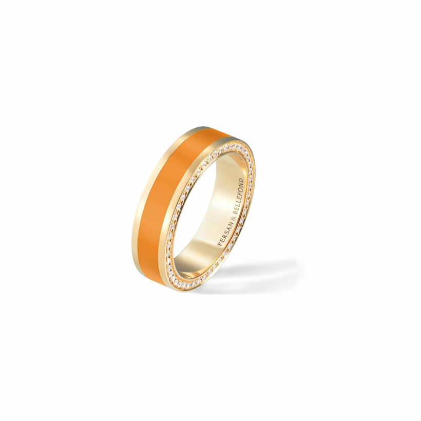 Bague Persan & Bellefond First Lady Terre Orange Full Pave CJDIOOFP