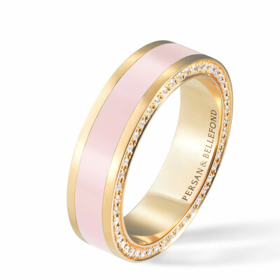 Bague Persan & Bellefond First Lady Spiaggia Rosa Full Pave CJDISRFP