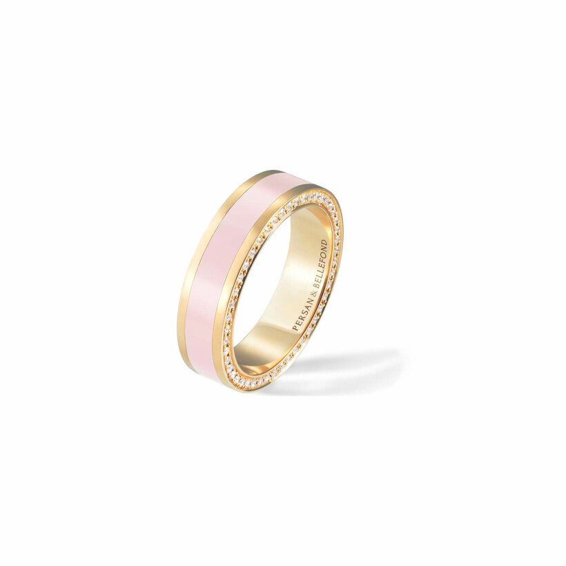 Bague Persan & Bellefond First Lady Spiaggia Rosa Full Pave CJDISRFP