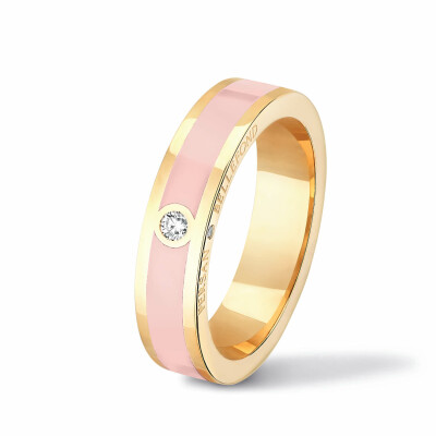 Bague Classique Wedding Persan & Bellefond Spiaggia Rosa 1 Diamant WJDISR