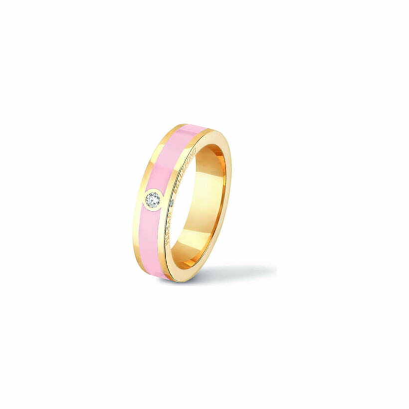 Bague Classique Wedding Persan & Bellefond Spiaggia Rosa 1 Diamant WJDISR