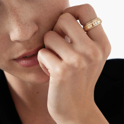 Bague Piaget Possession "Decor Palace" en or rose et diamant