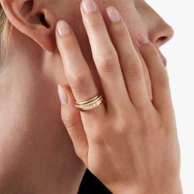 Bague Piaget Possession "Decor Palace" en or rose et diamants