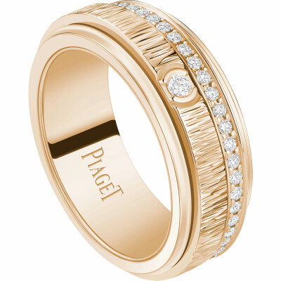Bague Piaget Possession "Decor Palace" en or rose et diamants