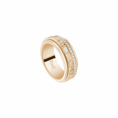 Bague Piaget Possession "Decor Palace" en or rose et diamants