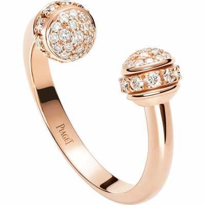 Bague ouverte Piaget Possession en or rose et diamants