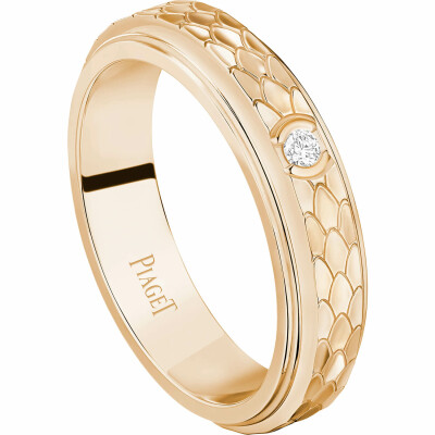 Bague Piaget Possession "Motif Serpent" en or rose et diamant