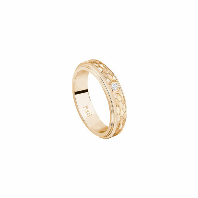 Bague Piaget Possession "Motif Serpent" en or rose et diamant