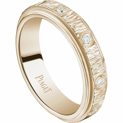 Bague Piaget Possession "Decor Palace" en or rose et diamants
