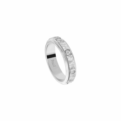 Bague Piaget Possession "Decor Palace" en or blanc et diamants