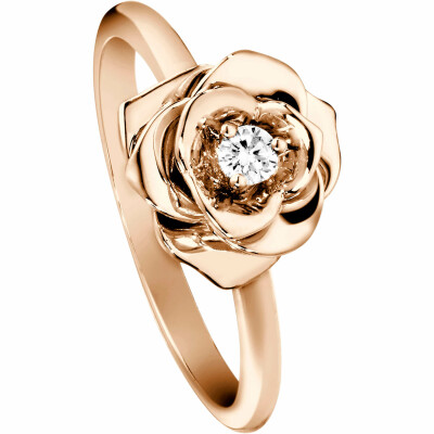 Bague Piaget Rose en or rose et diamant