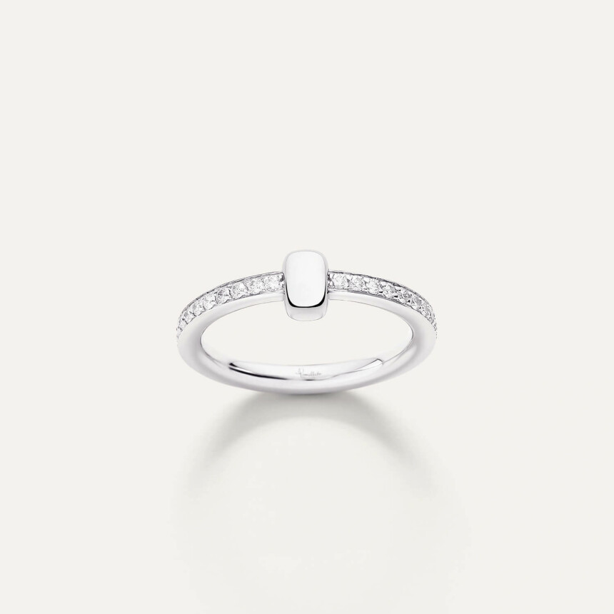 Bague Pomellato Together en or blanc et diamants