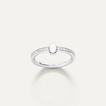 Bague Pomellato Together en or blanc et diamants