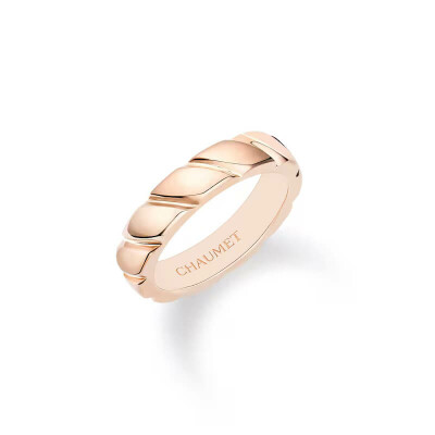 Alliance Torsade de Chaumet en or rose