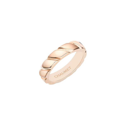 Alliance Torsade de Chaumet en or rose