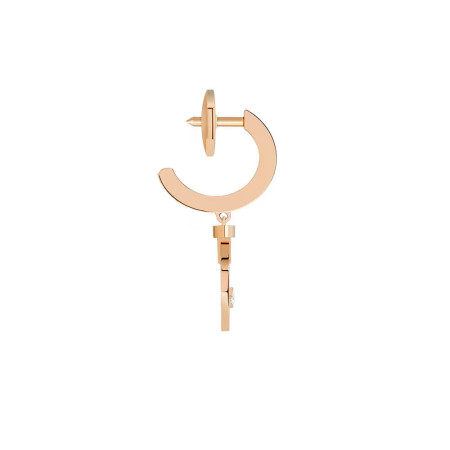 FRED Pretty Woman single earring, rose gold set with diamonds