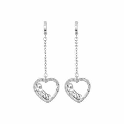 Boucles d'oreilles Guess en acier