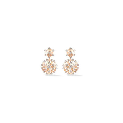 Boucles d'oreilles Chaumet Bee de Chaumet en or rose et diamants