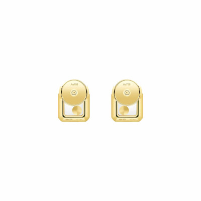 Boucles d'oreilles Chopard Happy Diamonds Icons en or jaune et diamants