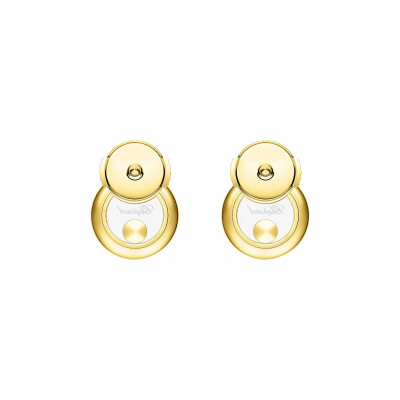 Boucles d'oreilles Chopard Happy Diamonds Icons en or jaune et diamants