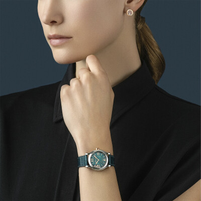 Chopard Happy Diamonds Icons earrings, rose gold and diamonds