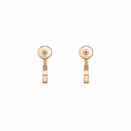 Chopard Ice Cube earrings, ethical rose gold