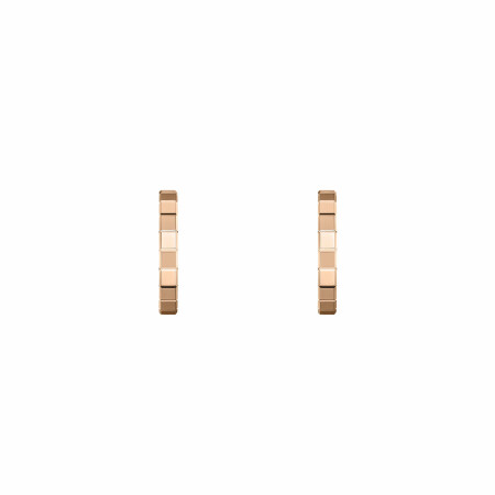 Chopard Ice Cube earrings, ethical rose gold