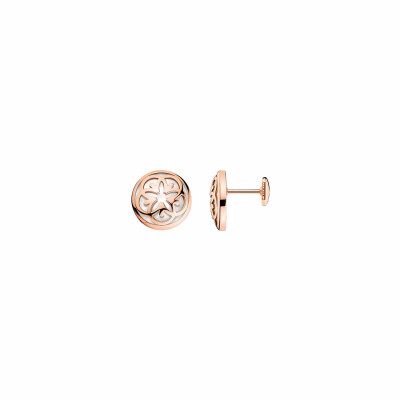Boucles d'oreilles OMEGA Flower en or rose et nacre