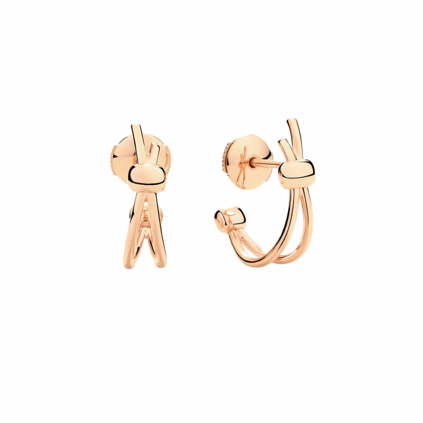 Boucles d\'oreilles Pomellato Together en or rose