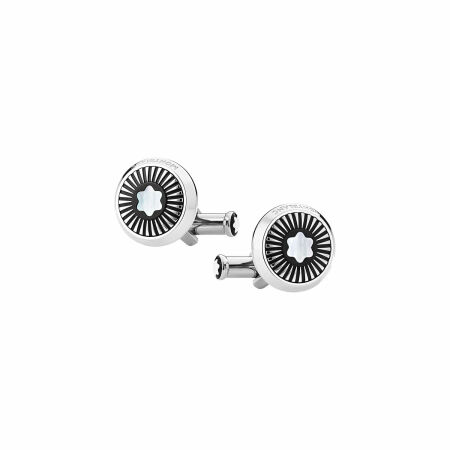 Montblanc stainless steel cufflinks