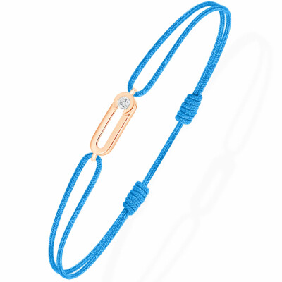 Bracelet Antonello Portofino "Petit et Rond" en or rose et diamant