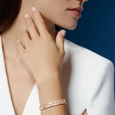 Bracelet Chaumet Bee de Chaumet en or rose et diamants