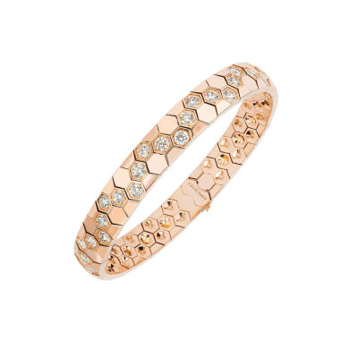 Bracelet Chaumet Bee de Chaumet en or rose et diamants
