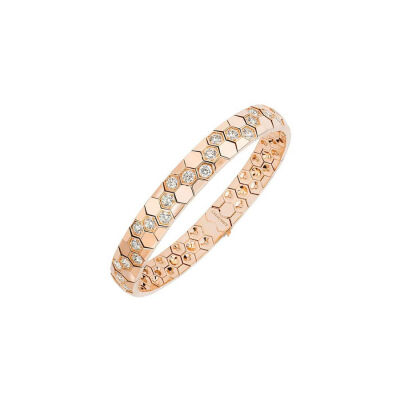 Bracelet Chaumet Bee de Chaumet en or rose et diamants