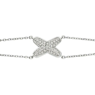 Chaumet Jeux de Liens bracelet, white gold, diamonds