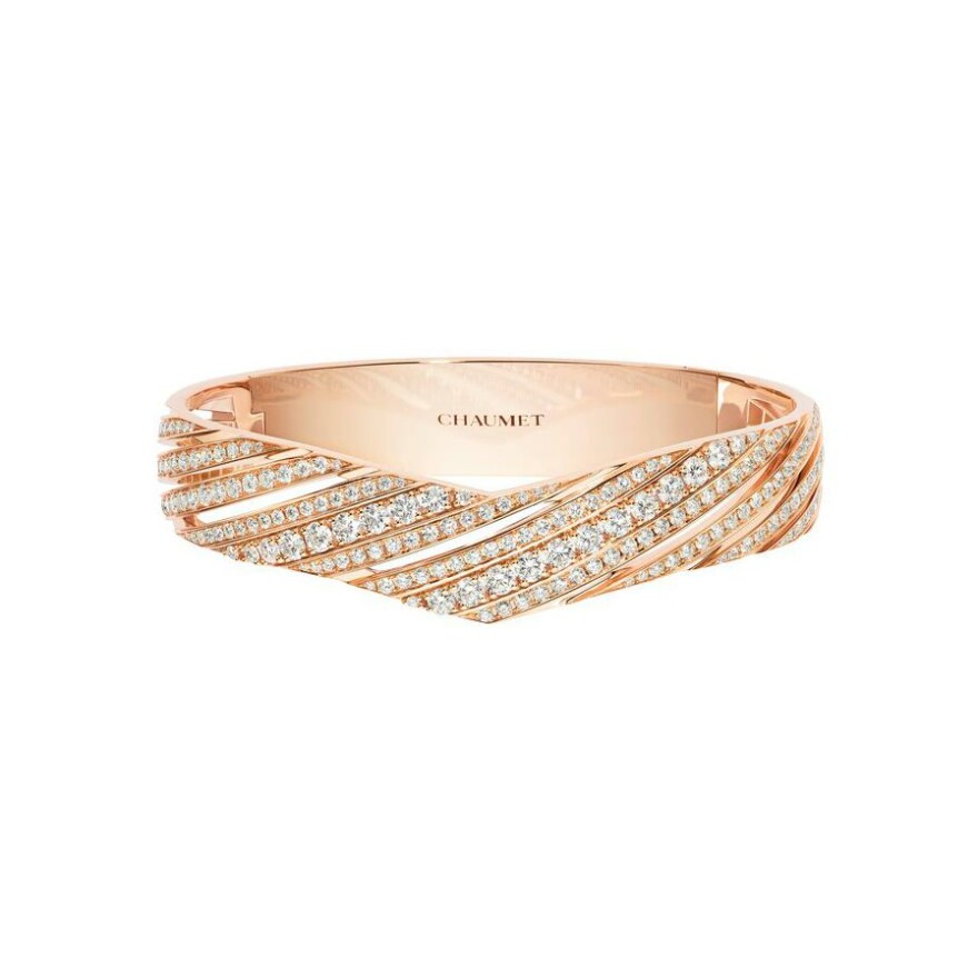 Bracelet Chaumet Joséphine Aigrette en or rose et diamants