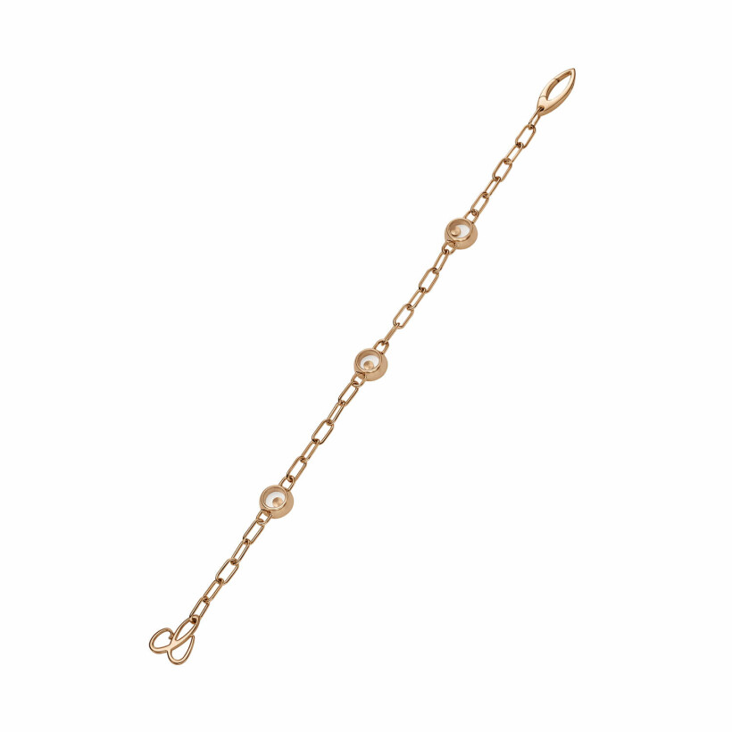 Chopard Happy Diamonds Icons bracelet, rose gold and diamonds