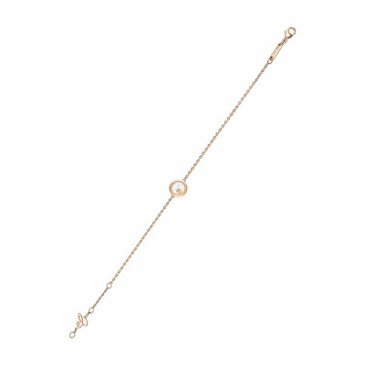 Bracelet Chopard Happy Diamonds Icons en or blanc et diamants