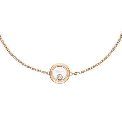 Bracelet Chopard Happy Diamonds Icons en or blanc et diamants