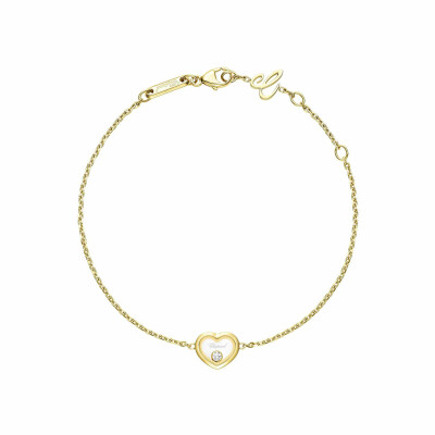 Chopard Happy Diamonds Icons bracelet, yellow gold and diamonds