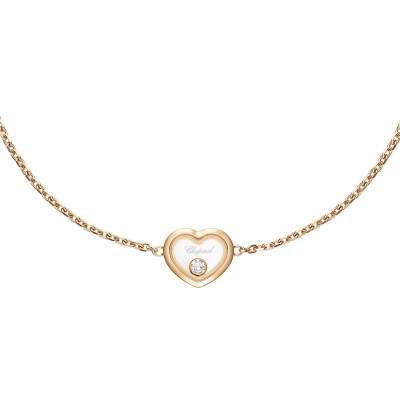 Bracelet Chopard Happy Diamonds Icons en or blanc et diamants