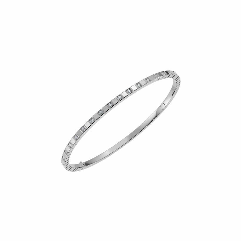 Bracelet Chopard Ice Cube en or blanc et diamants, taille M