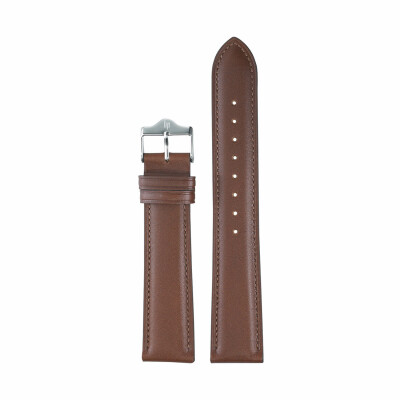 Bracelet de montre Lip Himalaya 40mm Cuir marron lisse 20mm