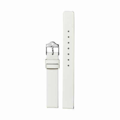 Bracelet de montre Lip Mach 2000 Mini Cuir blanc 14mm