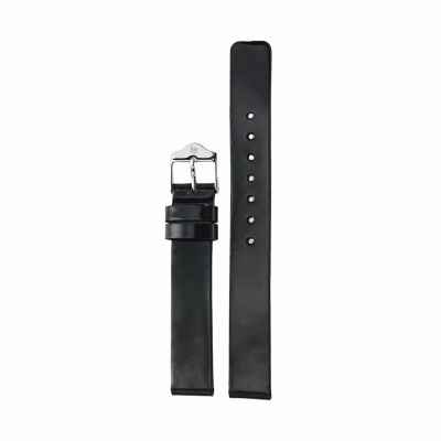 Bracelet de montre Lip Mach 2000 Mini Cuir noir 14mm