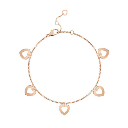 FRED Pretty Woman Multihearts bracelet, rose gold and diamonds