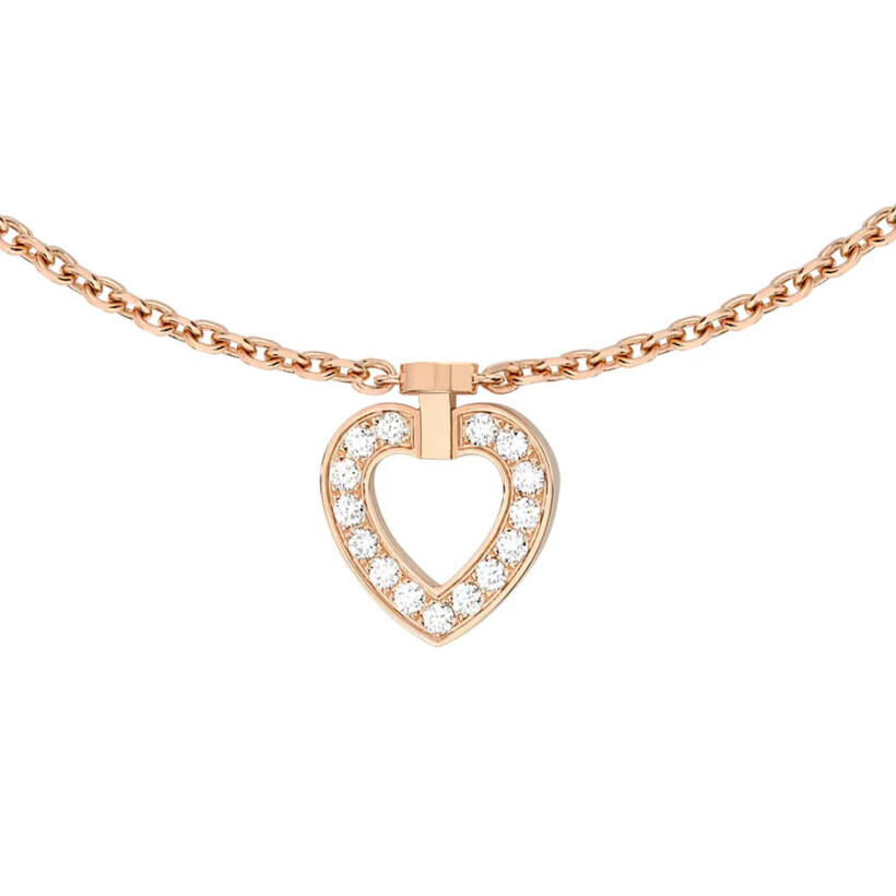FRED Pretty Woman Multihearts bracelet, rose gold and diamonds