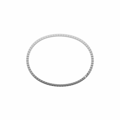 Chopard Ice Cube Bangle Bracelet, white gold, size M