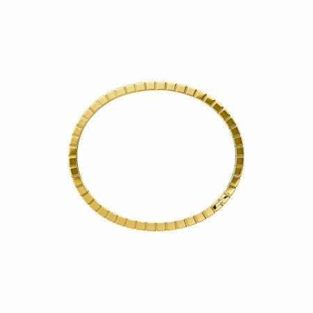 Chopard Ice Cube in ethical yellow gold and diamonds semi set, size M bangle bracelet