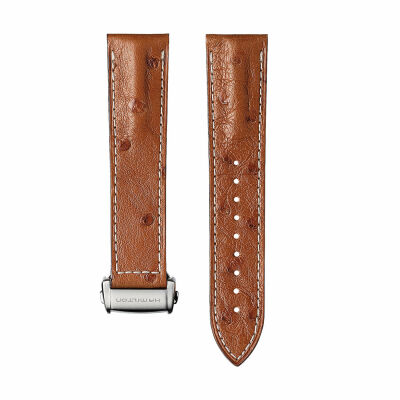 Bracelet de Montre HAMILTON JazzMaster cuir autruche marron 22mm H6003271091